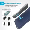 Speck Presidio2 Pro ClickLock & MagSafe - iPhone 16 Plus Case (Coastal Blue / Dust Gray / White)