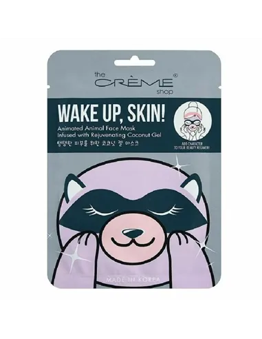 Facial Mask The Crème Shop Wake Up, Skin! Raccoon (25 g)