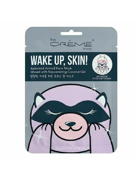 Facial Mask The Crème Shop Wake Up, Skin! Raccoon (25 g)