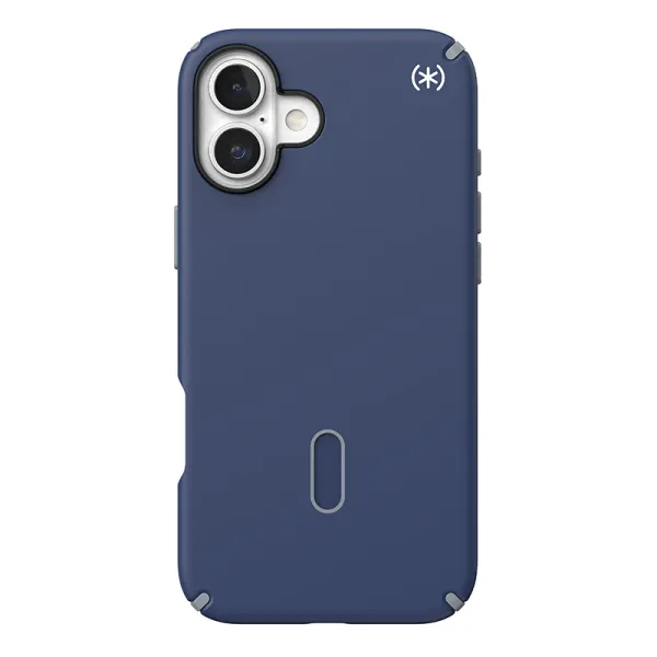 Speck Presidio2 Pro ClickLock & MagSafe - iPhone 16 Plus Case (Coastal Blue / Dust Gray / White)