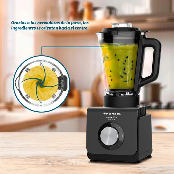 Blenderis-Krūze Grunkel BAT-2000 MASTERPRO 2000 W Melns 1,5 L