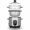rīsu vārāmo katlu Orbegozo CO-3025 400 W Melns Tērauds 1 L