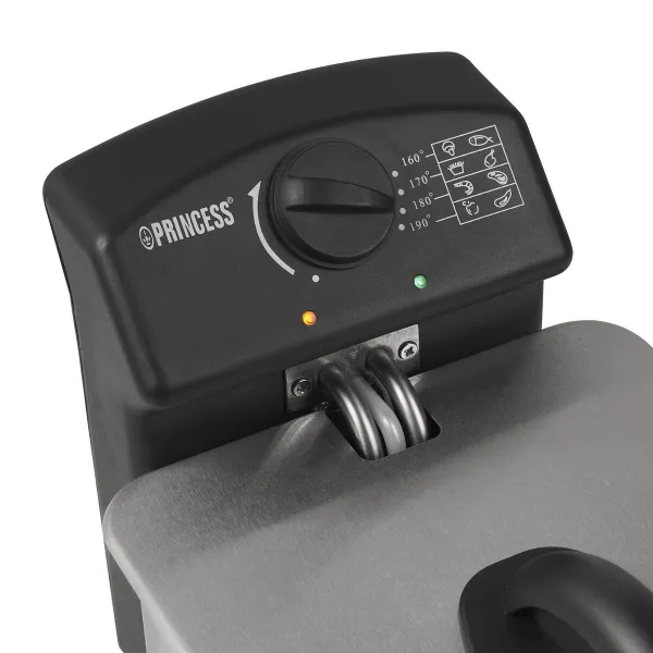 Taukvāres Katls Princess 182642 Freidora 2000 W 4 L Melns