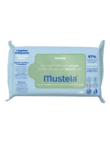 Moist Wipes Mustela 60 Units