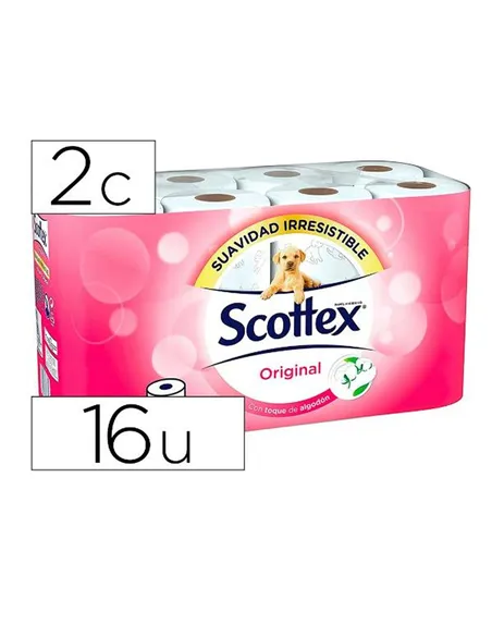 Toilet Roll Scottex 17191 (16 Units)