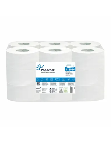 Toilet Roll Papernet Mini Jumbo 418086 (18 Units) Double layer