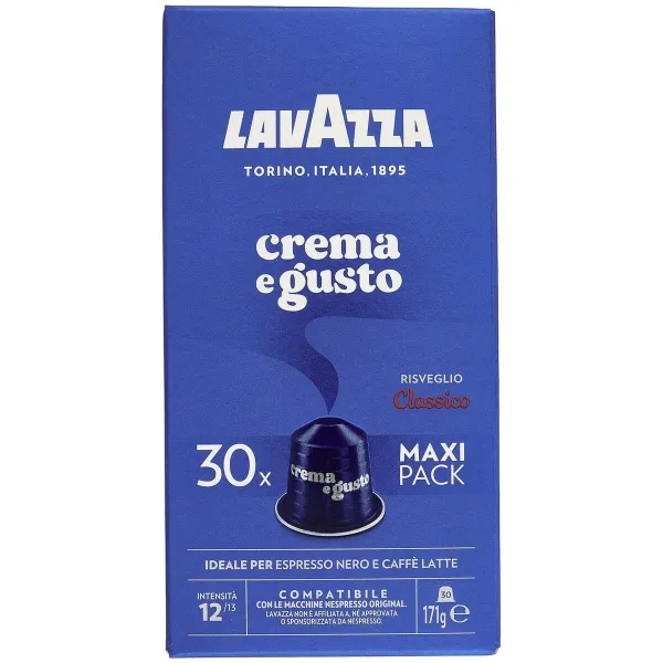 Kahvikapselit Lavazza Crema e Gusto 30 Kappaletta (30 osaa)