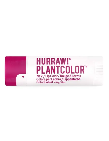 Coloured Lip Balm Hurraw! PlantColor Nº 2 4,8 g Stick