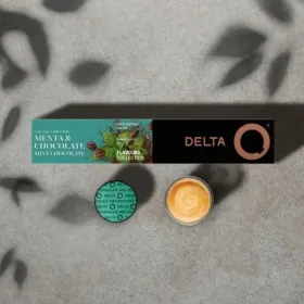 Kafijas Kapsulas Delta Q Delta Menta y Chocolate 10 Daudzums (10 gb.)