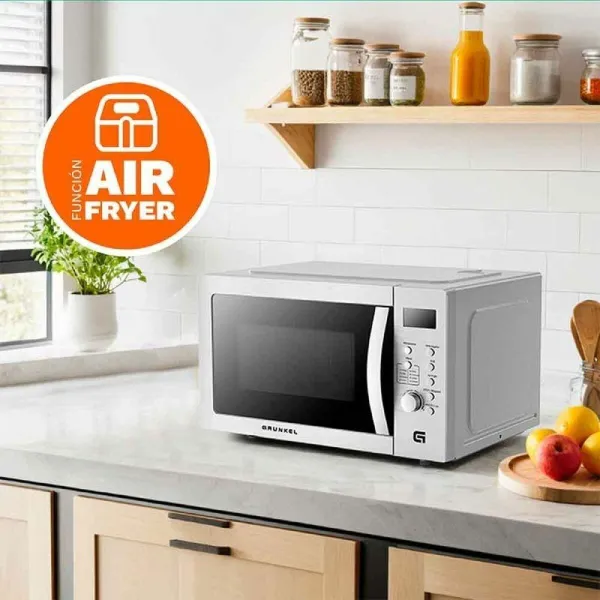 Микроволновая Печь с Грилем Grunkel MW-28AIRFRYER 900 W Серебристый