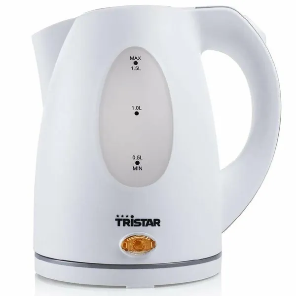 Vedenkeitin Tristar WK-1324 Hervidora Valkoinen Muovinen 2000 W 1,5 L
