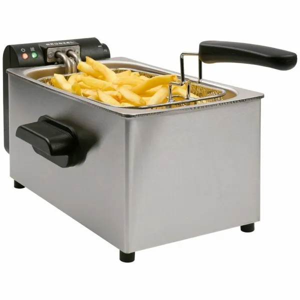 Rasvakeitin Grunkel FRYPRO-3SS 2000 W 3 L Hopeinen Teräs