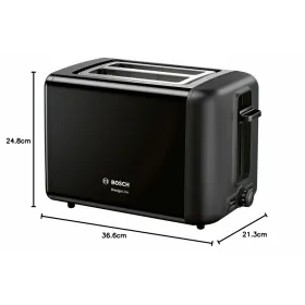 Leivänpaahdin BOSCH TAT3P423 Musta 970 W