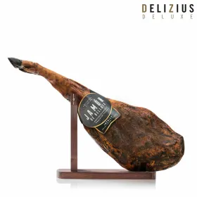 Вяленая нога Бейота и держатель для нарезки Delizius Deluxe