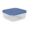 Pusdienu kastīte Borgonovo Igloo Zils 22 x 22 x 9 cm 18,5 x 18,5 x 7,4 cm