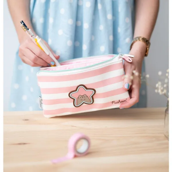 Pusheen - Pencil case / cosmetic bag from the Rose collection