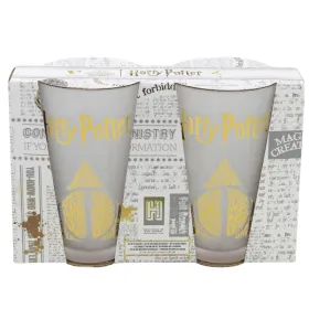 Harry Potter - Set of two glasses in a decorative box from the Golden Magic collection 490 ml