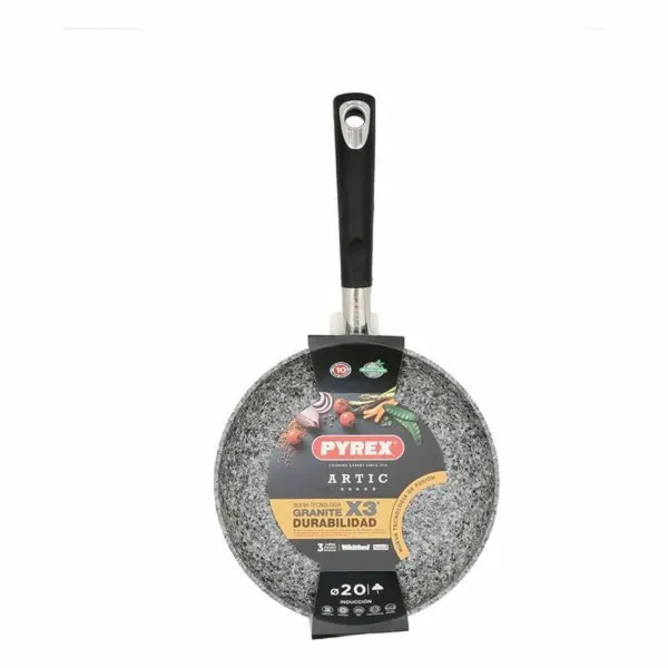 Teflona panna Pyrex Artic Pelēks Metāls Tērauds