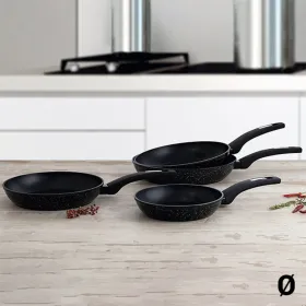 Non-stick frying pan Quid Estelar Musta Metalli