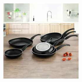 Non-stick frying pan Quid Hydra Musta Metalli Bakeliitti