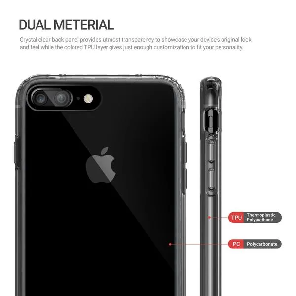 Obliq Naked Shield - Case for iPhone 7 Plus (Smoky Black)