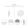 Пляжный зонт Marbueno Balts Poliesters Tērauds Ø 270 cm