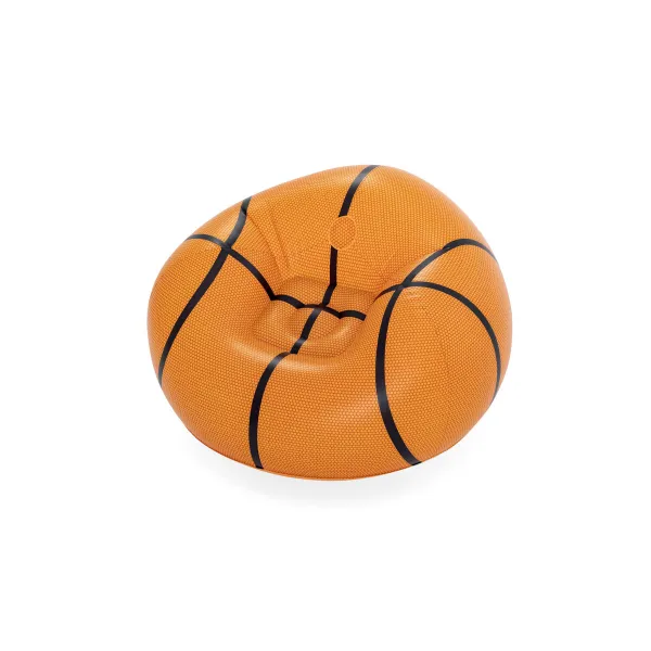 Piepūšamais baseina krēsls Bestway Oranžs 114 x 112 x 66 cm 112 x 114 x 66 cm Basketbols
