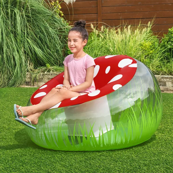Pripučiamas fotelis Bestway Spalvotas 112 x 112 x 66 cm Grybas