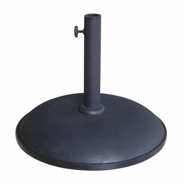Pludmales saules sarga pamatne Marbueno Melns 45 x 36 x 45 cm Apaļa