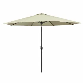 Marbueno Umbrella Steel 8 Ribs D270 cm Polyester Beige Garden, Pool, Terrace 10483