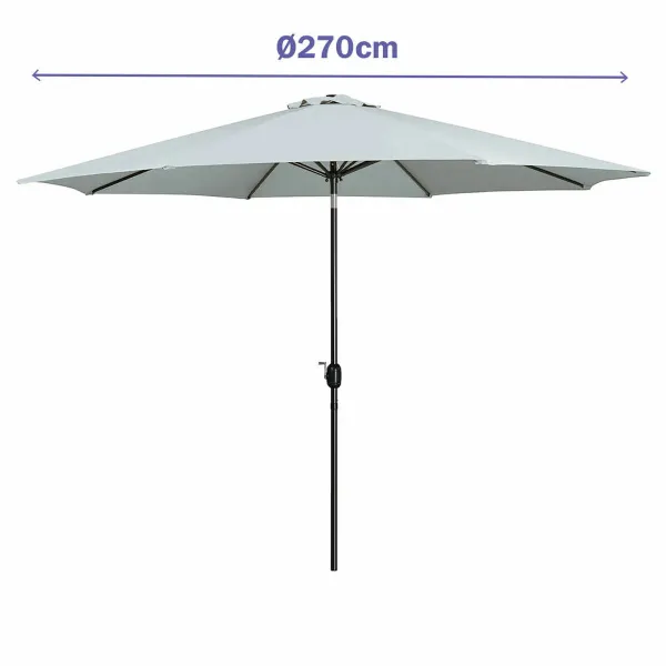 Skėtis nuo saulės Marbueno Balta Ø 270 cm