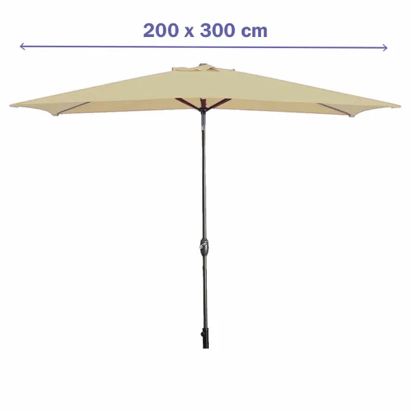Пляжный зонт Marbueno Brūns 200 cm 200 x 300 cm