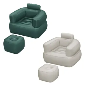 Bestway Ilmapatja jalkatuella Sekalaiset värit 107x99x80/48x48x36 cm 75137