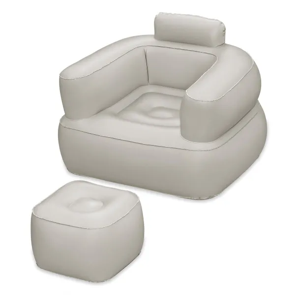 Bestway Ilmapatja jalkatuella Sekalaiset värit 107x99x80/48x48x36 cm 75137