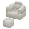 Bestway Inflatable Armchair with Footrest Assorted Color 107x99x80/48x48x36 cm Indoor 75137