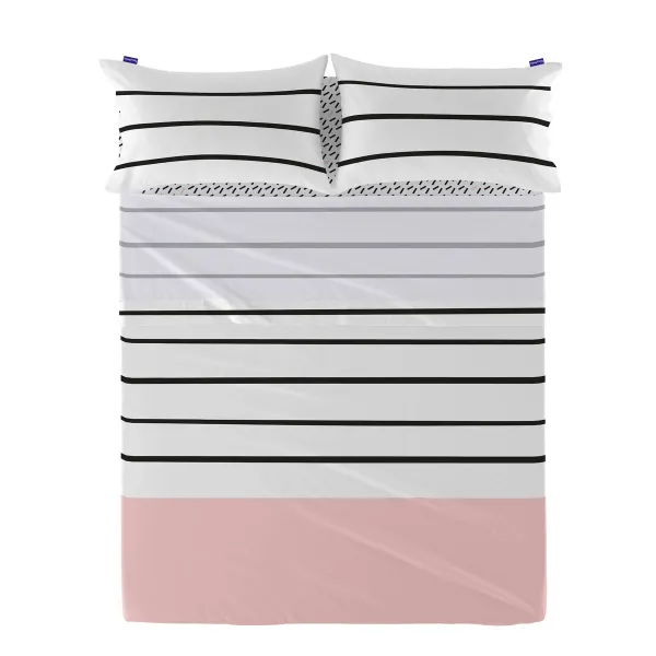 Viršutinis lapas HappyFriday Blanc Blush Spalvotas 210 x 270 cm