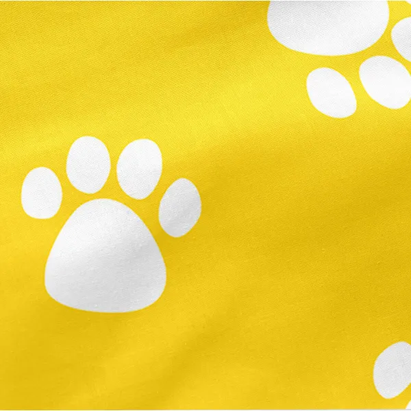 Fitted sheet HappyFriday MR FOX Yellow Multicolour 60 x 120 x 14 cm
