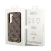 Guess 4G Charms Collection - Case Samsung Galaxy A35 5G (brown)