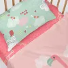 Paklodė HappyFriday MOSHI MOSHI Spalvotas 60 x 120 x 14 cm Rožinis flamingas