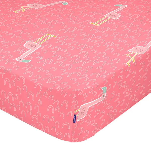 Paklodė HappyFriday MOSHI MOSHI Spalvotas Rožinė 70 x 140 x 14 cm