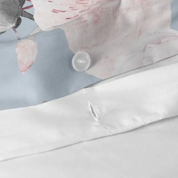 Nordic cover HappyFriday Soft bouquet Multicolour 155 x 220 cm