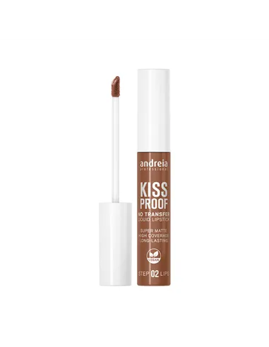 Lipstick Andreia Kiss Proof 8 ml Nº 6 Light Chocolate