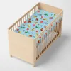 Fitted bottom sheet HappyFriday MR FOX Multicolour Baby Crib 15 x 2 x 38 cm 60 x 120 x 14 cm