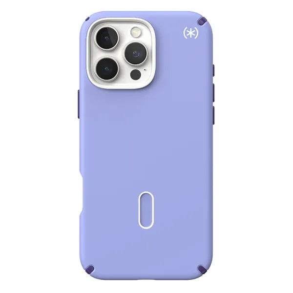 Speck Presidio2 Pro ClickLock & MagSafe - iPhone 16 Pro Max Case (Future Lavender / Cassis Purple / White)