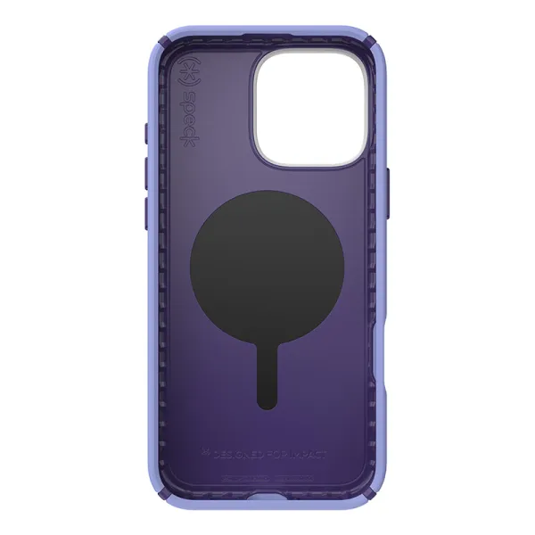 Speck Presidio2 Pro ClickLock & MagSafe - iPhone 16 Pro Max Case (Future Lavender / Cassis Purple / White)