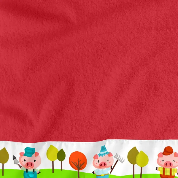 Towel set HappyFriday MR FOX Red 2 Pieces