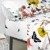Fitted bottom sheet HappyFriday Birds of paradise Multicolour 140 x 200 x 32 cm