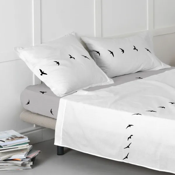 Fitted bottom sheet HappyFriday BLANC Multicolour Double 28 x 2 x 38 cm 140 x 200 x 32 cm