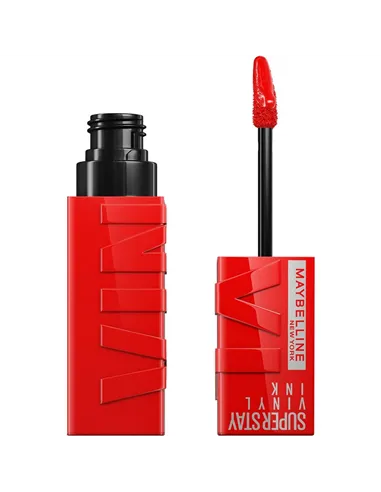 shimmer lipstick Maybelline SuperStay 25-red-hot