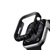 Crong Hybrid Watch Case - Case with glass for Apple Watch 45mm (Carbon)